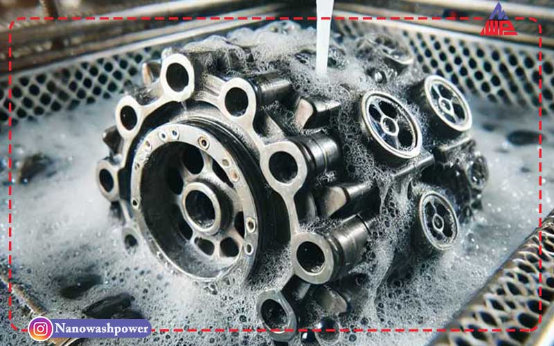 پودر قطعه شویی دوگانه نانو واش پاور | شرکت نانو واش پاور چربی گیر و قطعه شویی