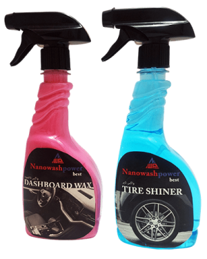 اسپری تریگر واکس لاستیک و داشبورد نانو واش پاور