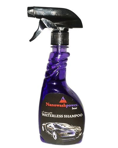 اسپری شامپوی کارواش بدون آب خودرو | شرکت نانو واش پاور تریگر شامپو بدون آب