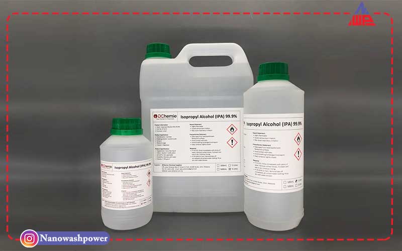 ایزوپروپیل الکل چیست؟ | بررسی روشهای تولید + 5 کاربرد اصلی + قیمت روز | شرکت نانو واش پاور حجم های مختلف ایزوپروپیل الکل
