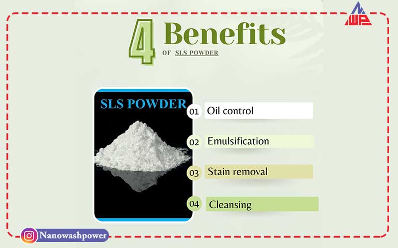 سدیم لوریل سولفات (sls) | کاربردها، مزایا، و نکات ایمنی | شرکت نانو واش پاور USES SLS min | سدیم لوریل سولفات (SLS) | کاربردها، مزایا، و نکات ایمنی | شرکت نانو واش پاور